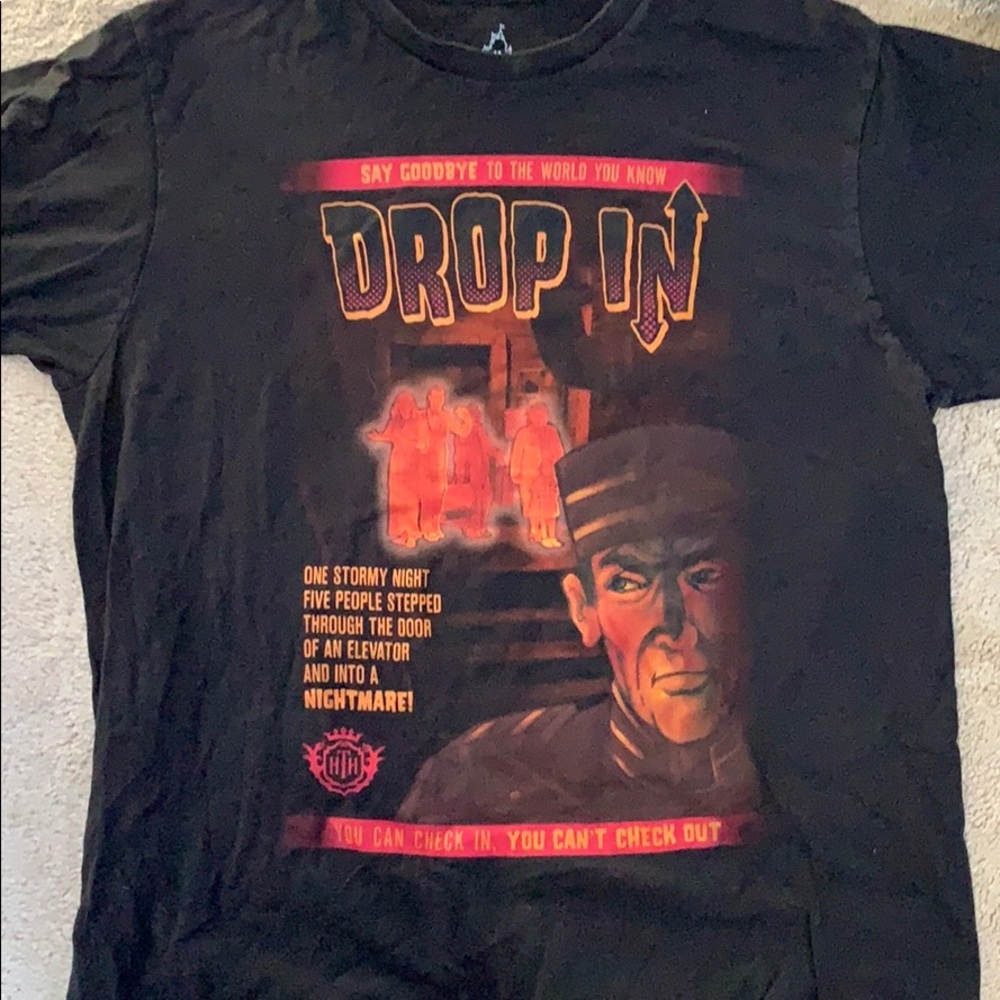 unisex disney world tower of terror tshirt